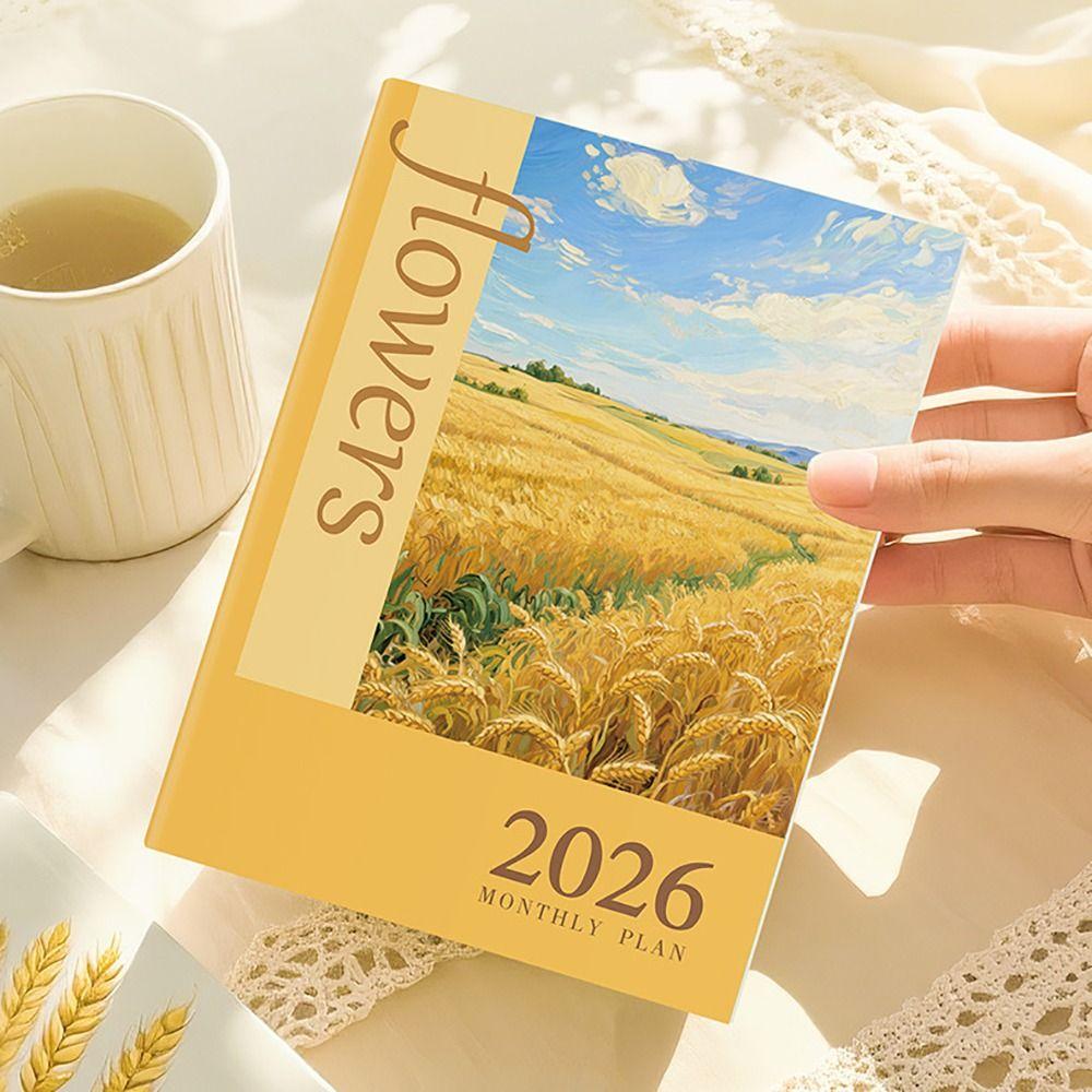 A4 A5 2026 Schedules Notebook 24 Sheets Learning Plan Planner Notebook Life Check-in Work Efficiency 2026 Calendar Planner