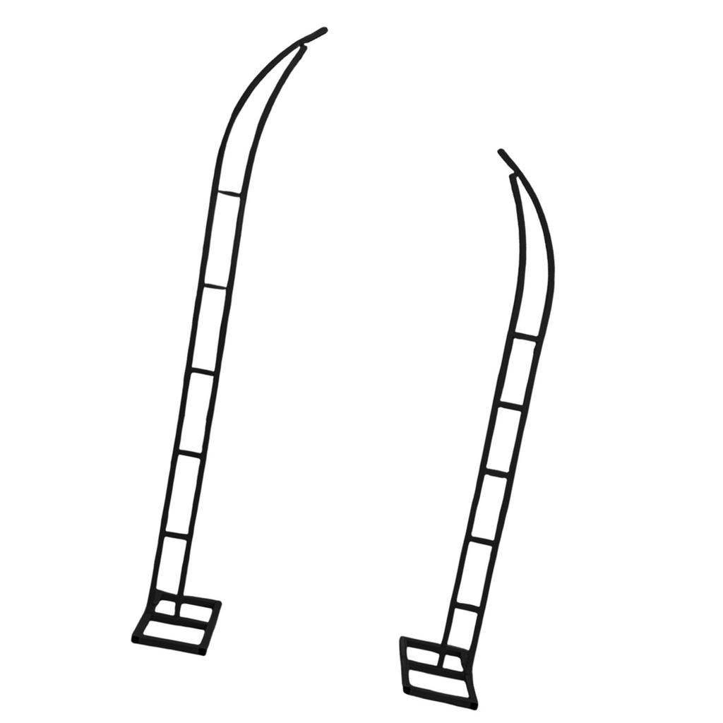 2 Pieces 5.9ft & 6.9ft Metal Wedding Arch Multifunctional Backdrop Stand