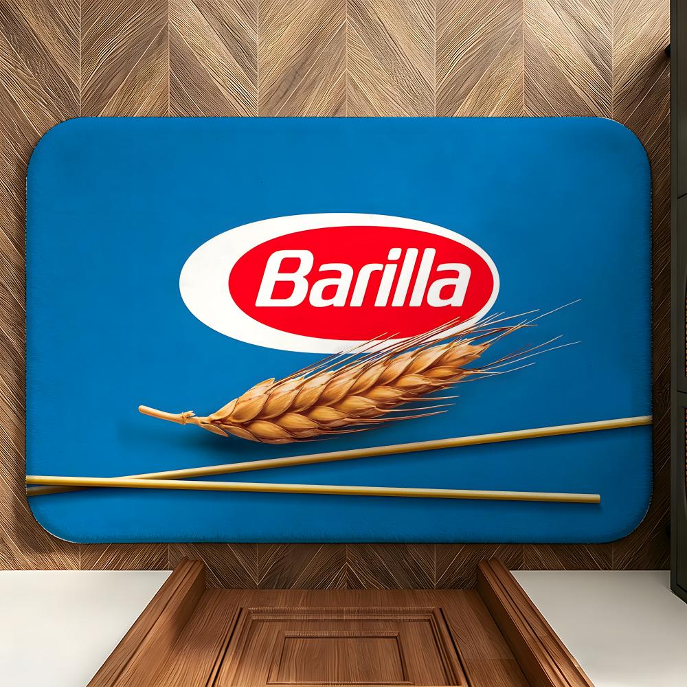 Dywanik podłogowy Food B-Barilla Miękki flanelowy wycieraczka przed drzwi antypoślizgowa chłonna dywanik do łazienki sypialni