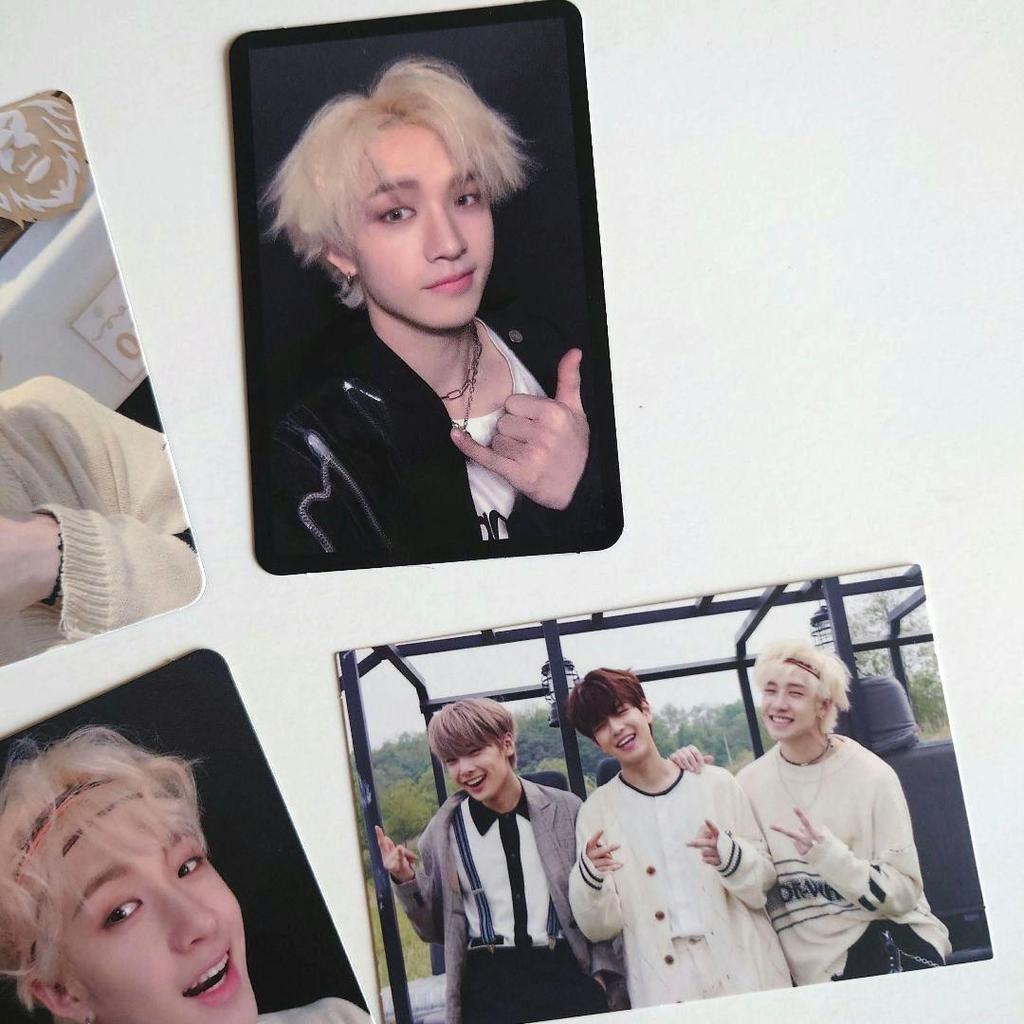 [USED] Stray Kids YellowWood Bang Chan trading cards