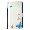 A22 Leather Phone Case For Samsung Galaxy A22 A32 A12 A42 A52 4G A72 A52s 5G Flip Cover Wallet Magnetic Painted Cases Cat Flower