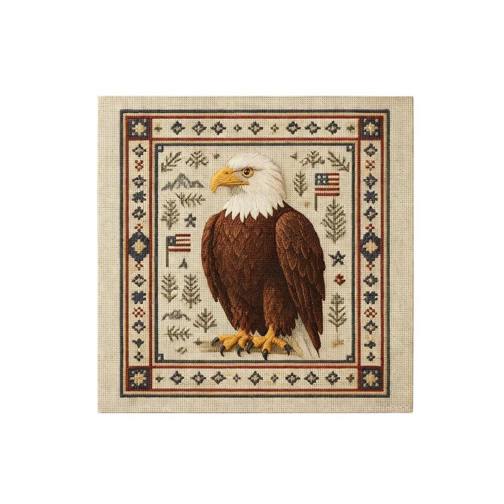 

DIY Hummingbird Cross Stitch Kit with Floral Pattern Cross Stitch Kits for Beginners Eagle