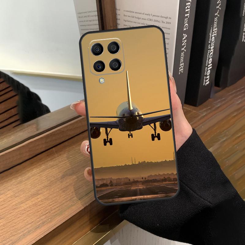 Airplane Plane Aircraft Case For Samsung Galaxy M56 M16 M36 M33 M53 M13 M12 M32 M52 M20 M15 M55 M31 M14 M35 M34 M54