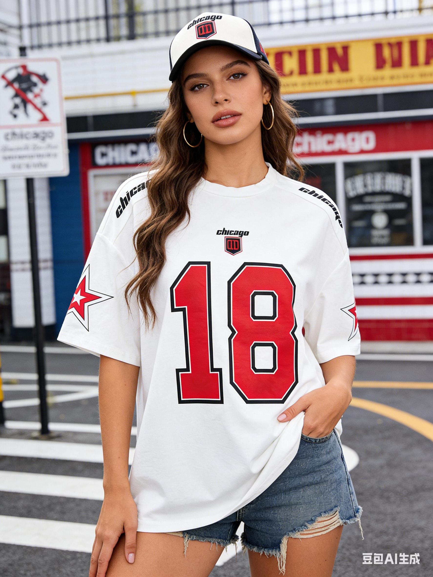 

Женская летняя футболка Streetwear Футболка с принтом красного номера Спортивная Повседневная С коротким рукавом Топ Модная Спортивная Летняя Уличная Одежда XXS