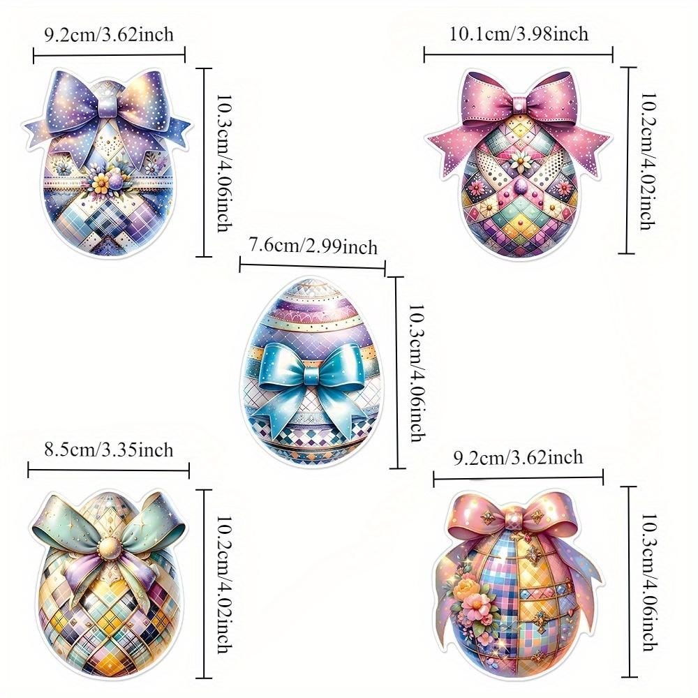 10pcs Easter Egg Decoration Small Hang Tag, Rabbit Carnival Party Decoration, Easter Egg Gift Label Decoration, Home Decoration.