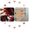 2026 New Year Red Super Sparkle Waterproof Nail Polish with Crushed Diamonds - Luxurious Whitening Formula