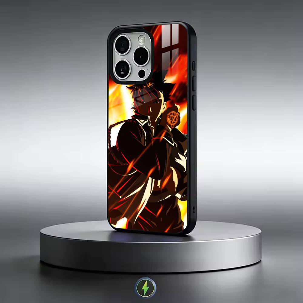 Fullmetal-l Alchemist-t Roy Phone Case For iPhone17,16,15,14,13,12,11 Plus,Pro Magnetic with Magsafe Wireless Charging