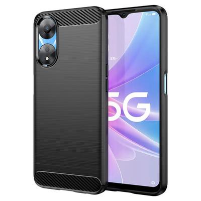 Case for Oppo A78 5G, Karbon, Black