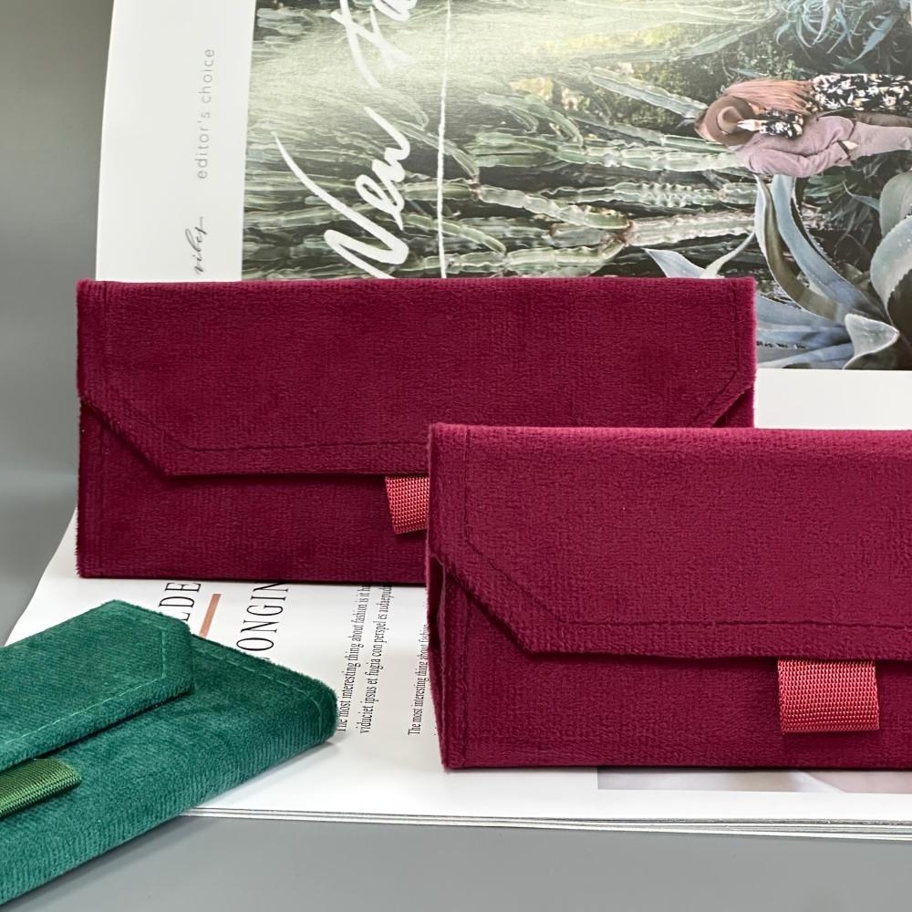 1 Stück Samt Dreieck Faltbrillen Damen Etui Elegantes Sonnenbrillen Etui Geldbörse Hart Männer Weich Elegante Lesebrillen Box Brillen