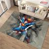 NO.1 Tappeto Classico DC Superman per Soggiorno Camera da Letto Tappetino da Letto, Tappeto Comodo Antiscivolo, Stile Moderno Semplice, Tappeto Durevole Lavabile