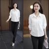 Women's Fashion Slim-Fit Long Sleeve Blouse - Early Autumn 2024