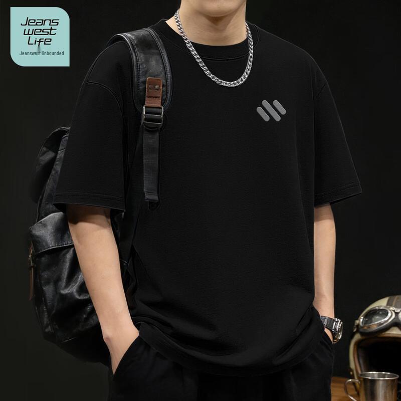 

JEANSWEST LIFE Men s Stylish Cotton Short-Sleeve T-Shirt M