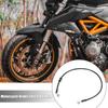 Motoforti Motorcycle Brake Clutch Hose Hose Hydraulic Reinforced Motorcycle Stainless Steel 28°+90° Black 70cm