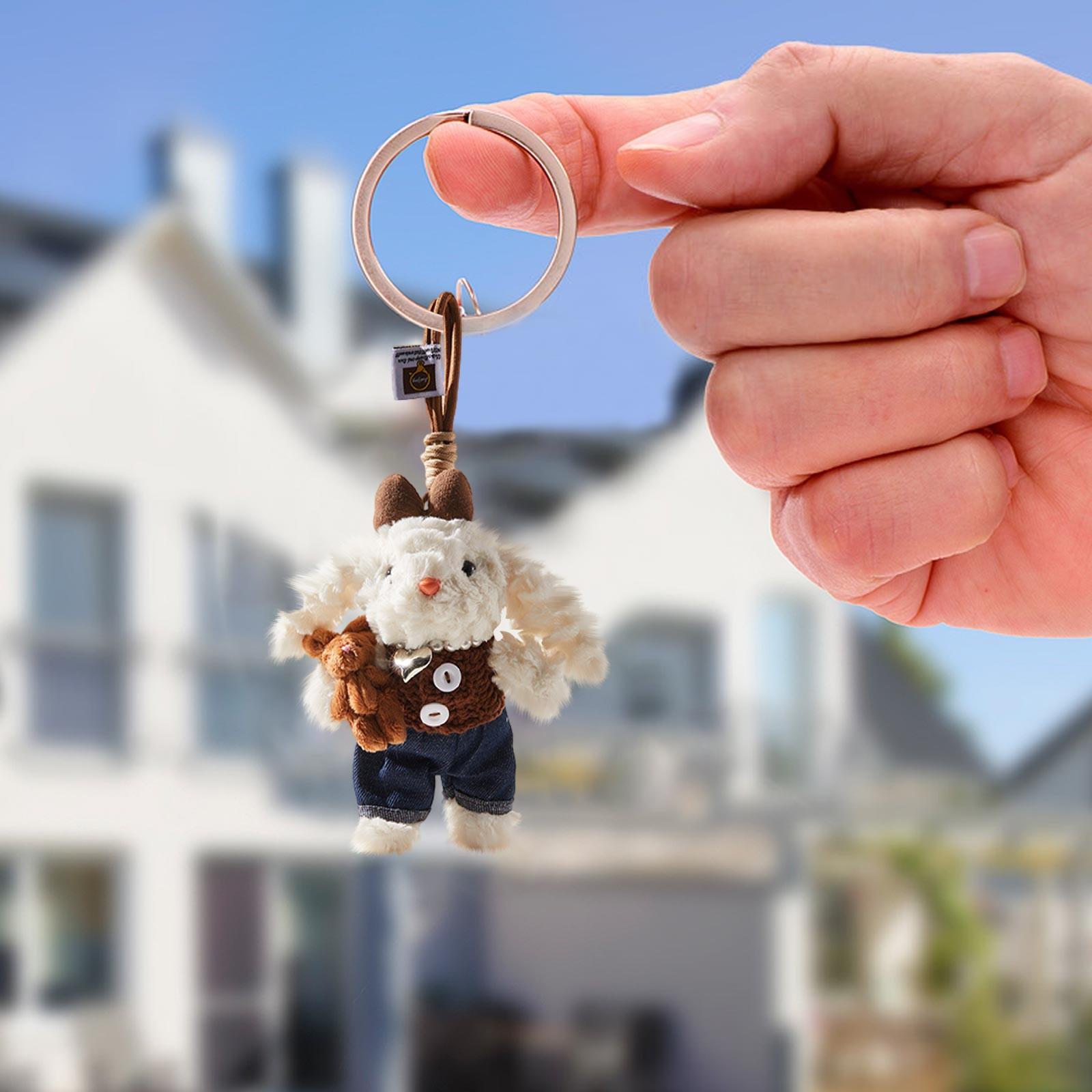 

Dopamine плюшевая милая кукла-кролик сумка подвеска сумка украшения мультфильм милая кукла девушка подарок One Size