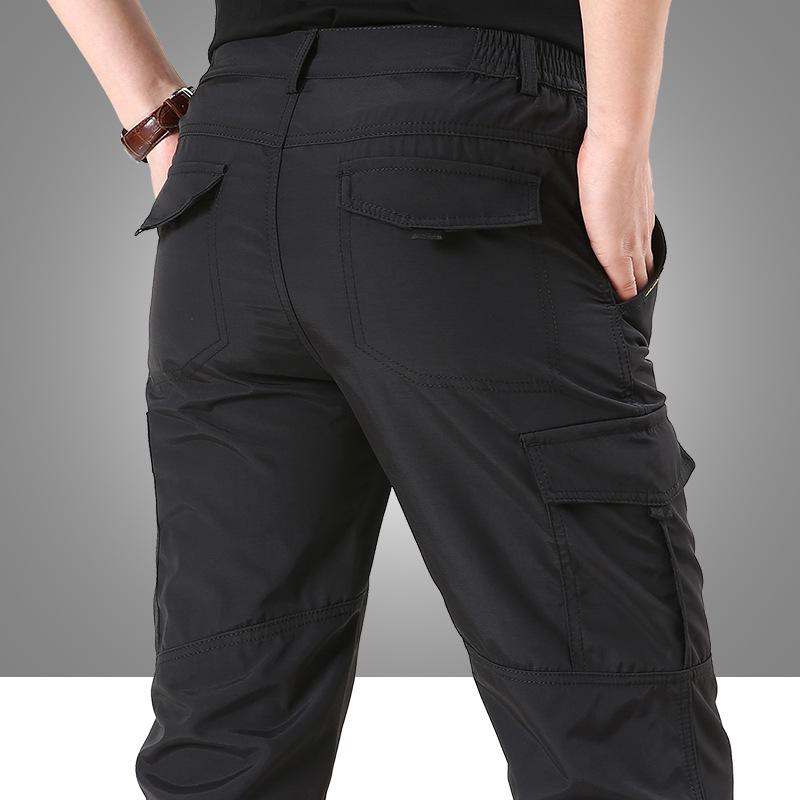 Men's 105 Quick Dry Lightweight Waterproof Summer Hiking Trousers - Large Size