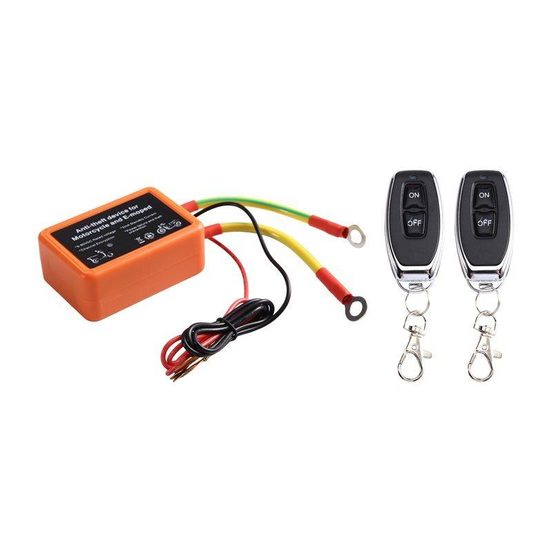 Power Kill Switch For Motorcycle And E-Moped Device With Remote Control Battery Disconnect Universal 12V