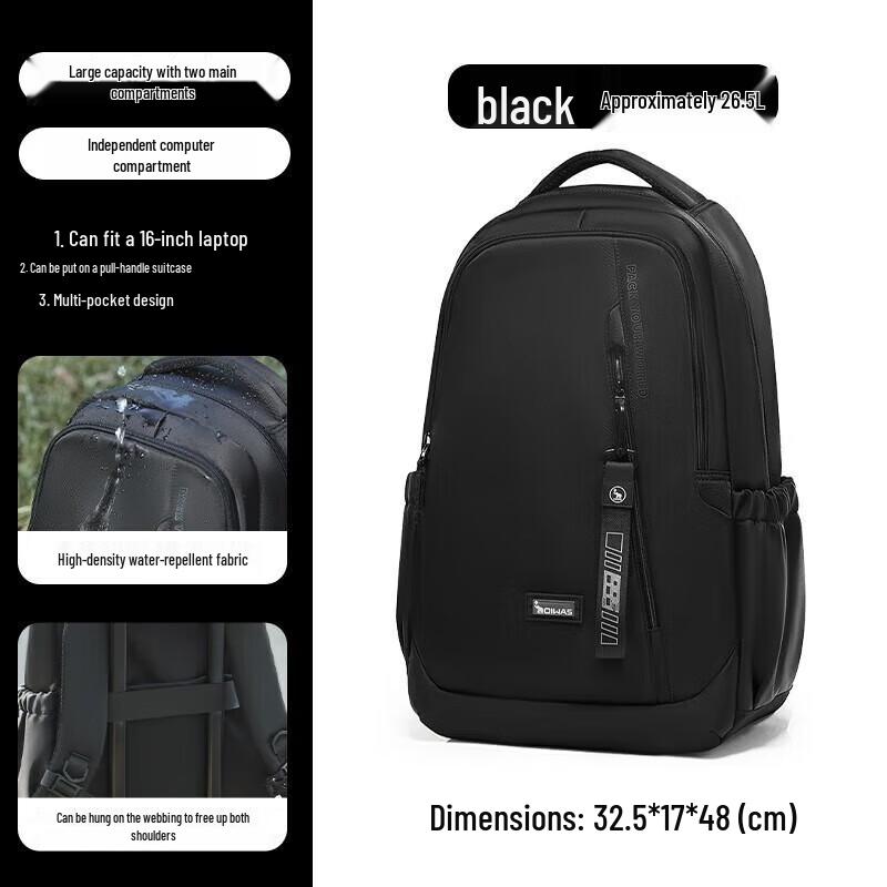 OIWAS 2025 Unisex Large Capacity Waterproof Backpack