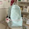 Schoolbag High-value college style schoolbag Women's bow lace backpack Junior high school student literary and fresh backpack