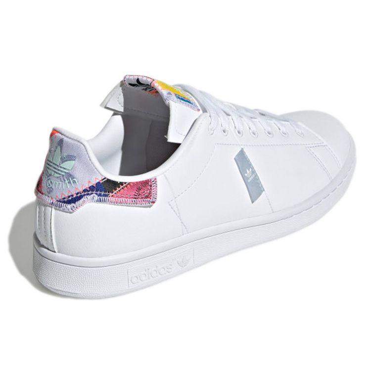 Adidas Originals Stan Smith Casual Durable Slip-Resistant Low-Top Sneakers Women Sneakers White Gray H03927