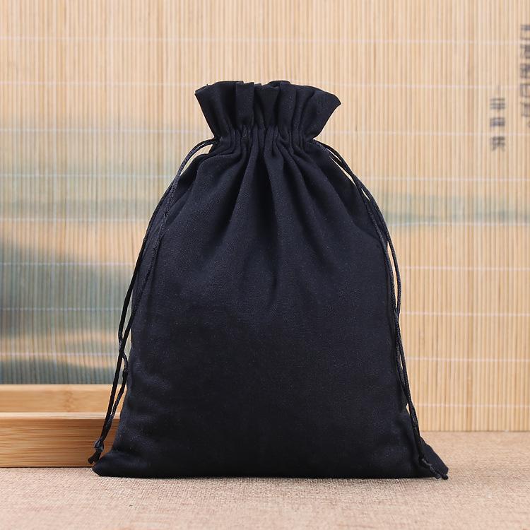 Canvas Drawstring Bag for Beads, Walnuts, and Tea Cloths