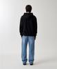 Mahagrid Mah Cut Off Applique Zip-Up Hoodie Black(Mg2Fsmm492A)