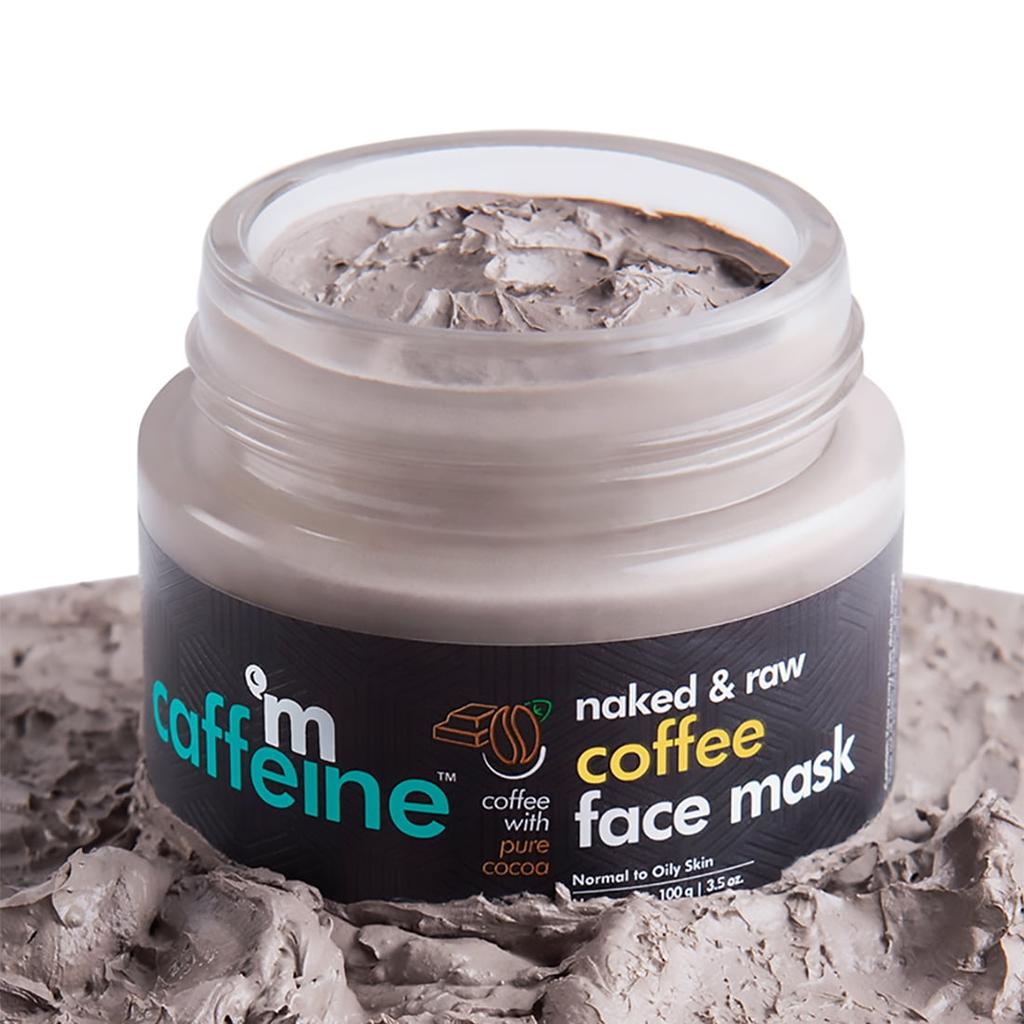 mCaffeine Naked and Raw Coffee Face Mask - Cocoa , 3.5 Oz Mask
