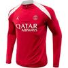 Jordan Letter Logo Crew Neck Long Sleeve T-Shirt Men tops Red HJ3395-660