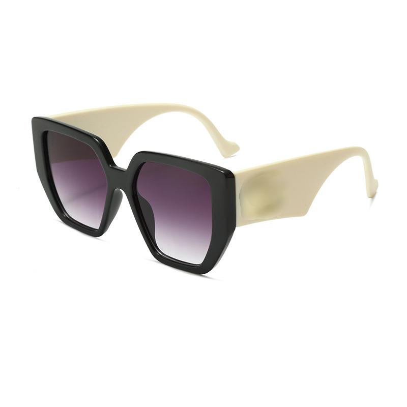 New Large Frame Square Sunglasses - European & American High-end Women's Fashion Acetate Glasses