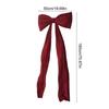 Elegant Large Christmas Bowknot 50x180cm Extra Large Christmas Decorative Bow Red/White DIY Xmas Tree Topper Bows Children Gifts