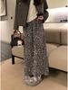 2026 Early Spring/Autumn Korean Velvet Sequin Midi Skirt