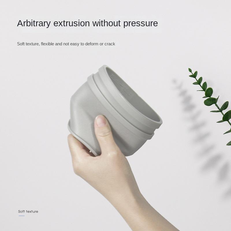 Silicone Folding Cups Retractable Coffee Cup Travel Camping Portable Gargle Cup Tumbler