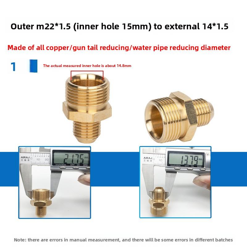 1PCS Male to Female Thread Brass Pipe Connectors Brass Coupler Adapter Threaded Fitting 1/8" 1/4" 3/8" 1/2"