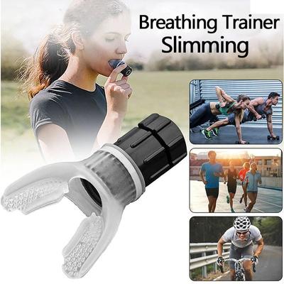 Allenatore di respirazione Respiratore polmonare Attrezzatura per il fitness Strumento per esercizi espiratori all'aperto per allenamento ad alta quota in silicone respiratorio