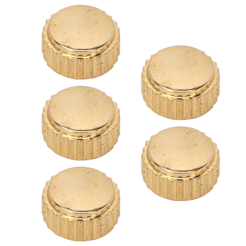 5pcs Watch Crown Spare Parts Quartz Mechanical Watch Crown Replacement Accessories6.5mm