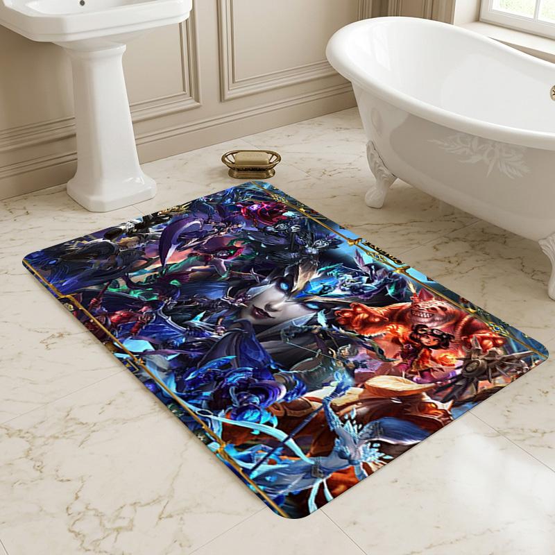 Fantasy Heroes Living Room Nonslip Area Rug Soft Carpet For Bedroom Game Playroom Sofa Office Home Decor Doormat Christmas Gift C9302284