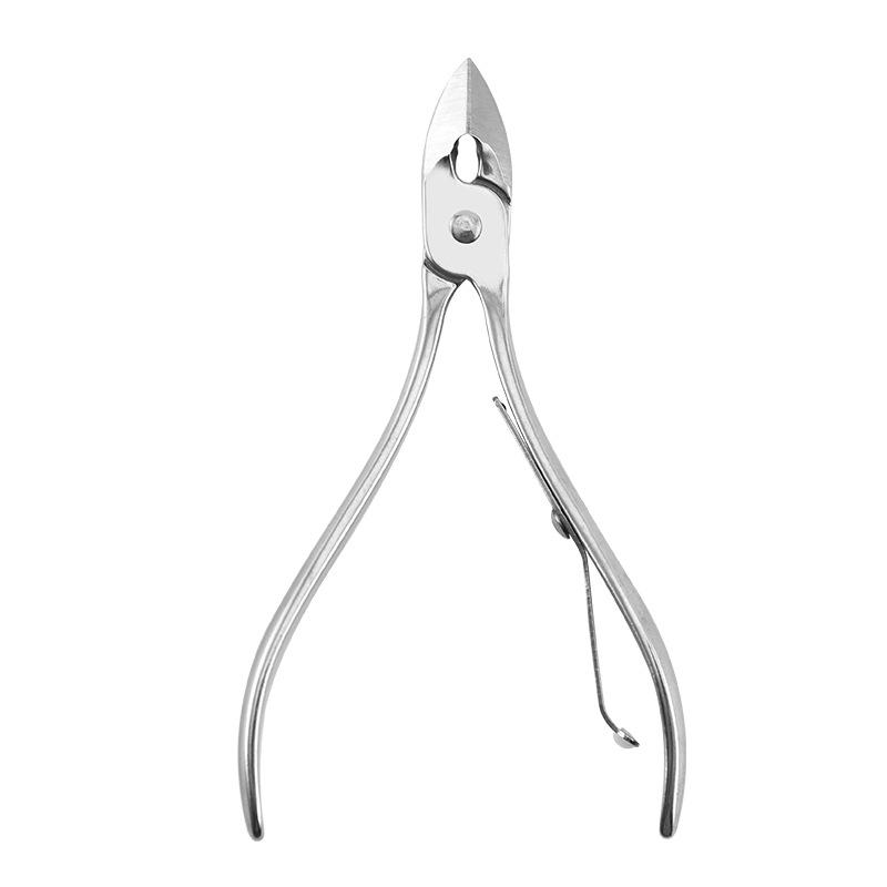 Stainless Steel Cuticle Nippers: Nail Clippers for Manicure, Trimming Cuticles, Calluses, Hangnails with Eagle Beak Design.