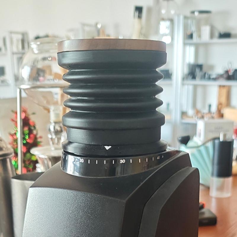Portable Coffee Grinder Bean Bin Silicone Replacement Powder Hoppers for Outdoor or Home and Office Coffee Brewing