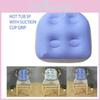 Comfortable Inflatable Adult Spa Seat Cushion With Suction Cup Ideal For Relaxation