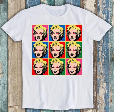 Marilyn Monroe Collage Pop Art Selfie Cult Movie Regalo Maglietta T Shirt M1411