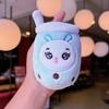 Cute Cartoon Panda Rabbit Fruit Milk Tea Cup Plush Toy Pendant Keychain Kids For