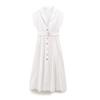 Summer European & American Holiday Style Women's Solid Color Long Dress