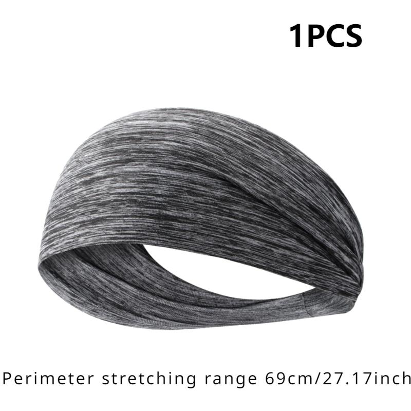 1Pc Ultra-Thin Sports Sweatband Breathable Sweat Absorbent Headband Elastic Sweat Hair Band Soft Outdoor Sport Yoga Headband