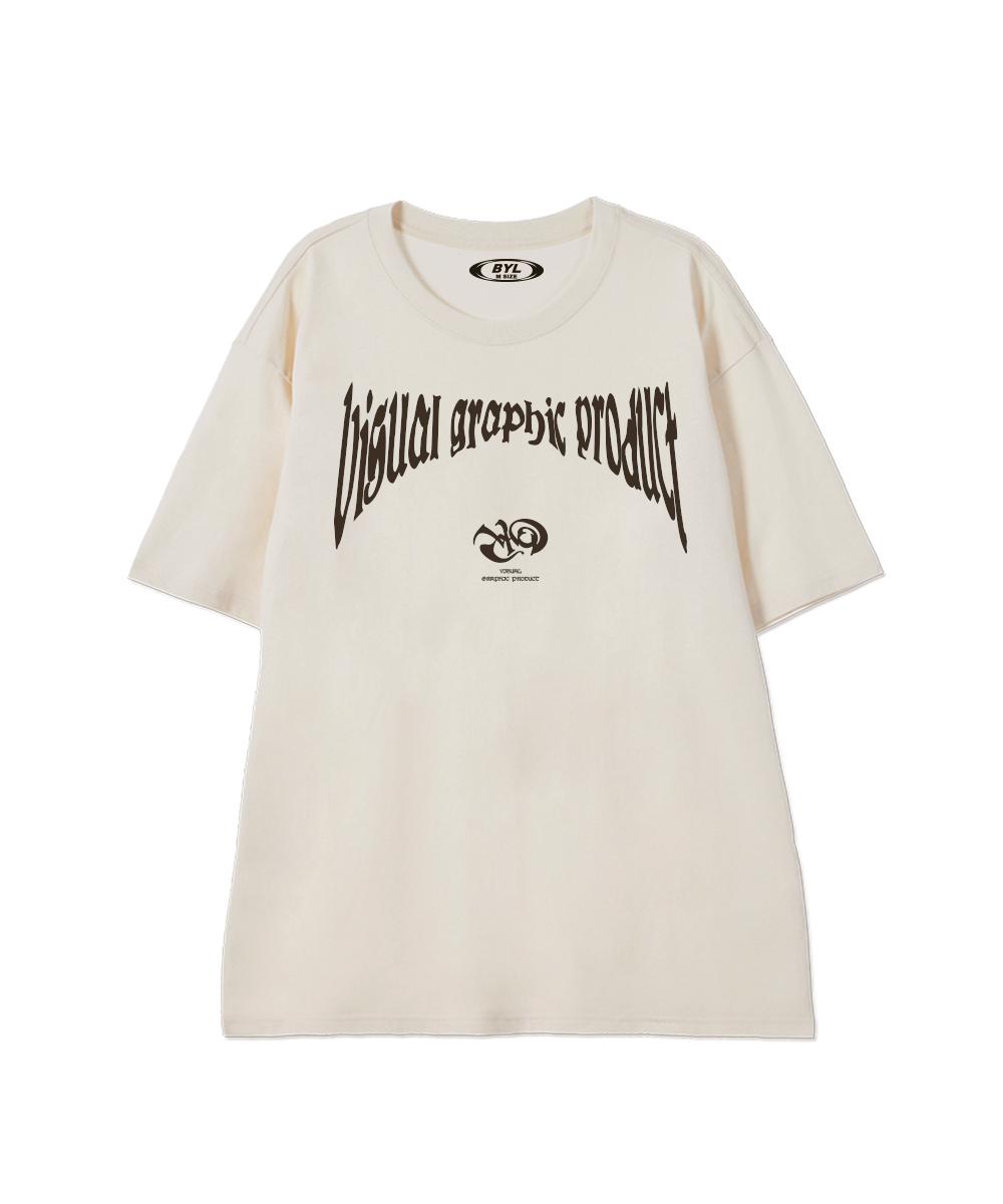 Biel Vgp Graphic Logo Short Sleeve T-Shirt Cream M