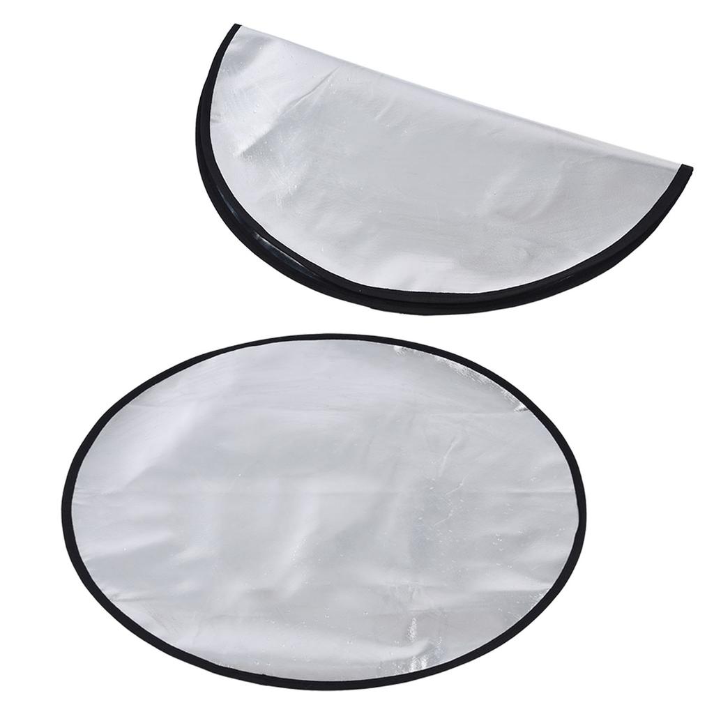 Fire Pit Mat Heat Resistant Grill Deck Protector Double Sided Round Lawn Mat for Outdoor Camping