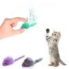 Cat Mouse Toy Squeaky Prefilled Catnip Faux Fur Kitten Mice Toy Interactive Bite Training Cat Game Catnip Toy Cat Supplies