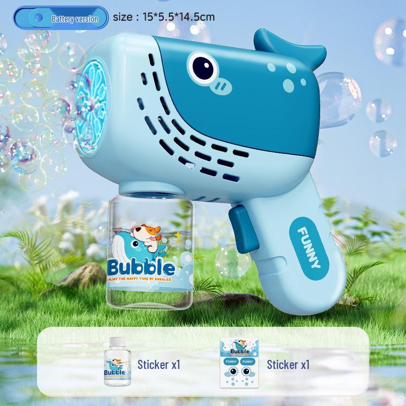 Children s Leak-Proof Rechargeable Bubble Gun - Handheld Electric Toy for Girls & Boys