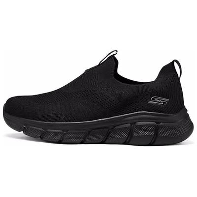 Bobs B Flex Comfortable Breathable Durable Low Top Casual Shoes Men Sneakers Black 118107-BBK