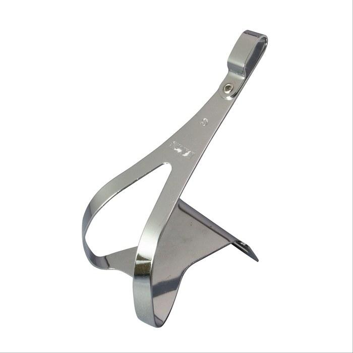 MKS Bicycle Toe Clip STEEL (LL) NJS Certified Silver