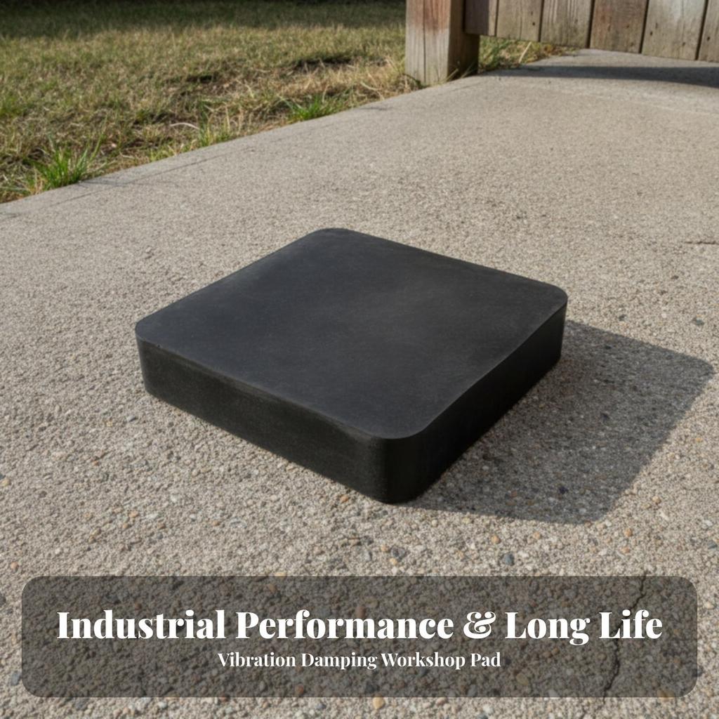 Shock Absorbing Rubber Block Compact for Repairs
