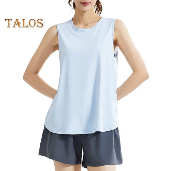 

Женский жилет, дышащая сетчатая спинка, свободный крой, дизайн с морщинами, топы, однотонный гладкий тканевый спортивный жилет для йоги M синий